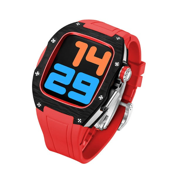 Fluoroelastomer Carbon Fiber Titanium Band LUX9008