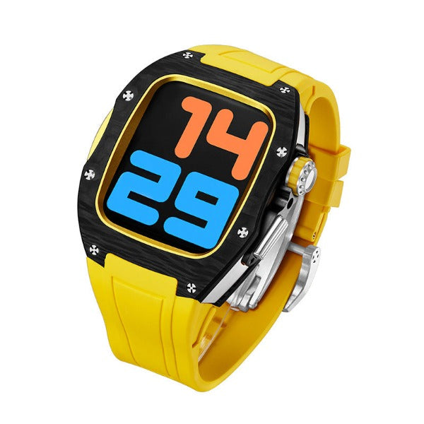 Fluoroelastomer Carbon Fiber Titanium Band LUX9008