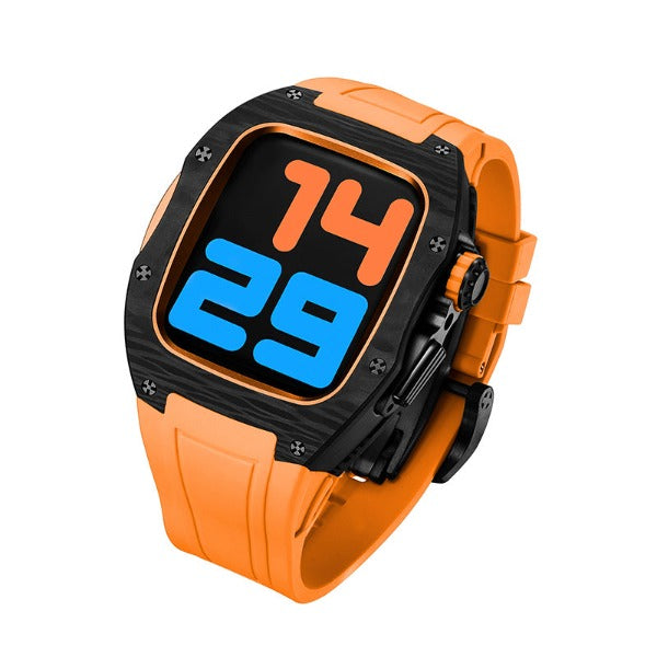 Fluoroelastomer Carbon Fiber Titanium Band LUX9008