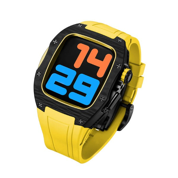 Fluoroelastomer Carbon Fiber Titanium Band LUX9008