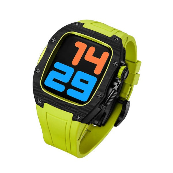 Fluoroelastomer Carbon Fiber Titanium Band LUX9008