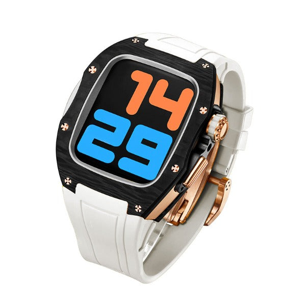 Fluoroelastomer Carbon Fiber Titanium Band LUX9008