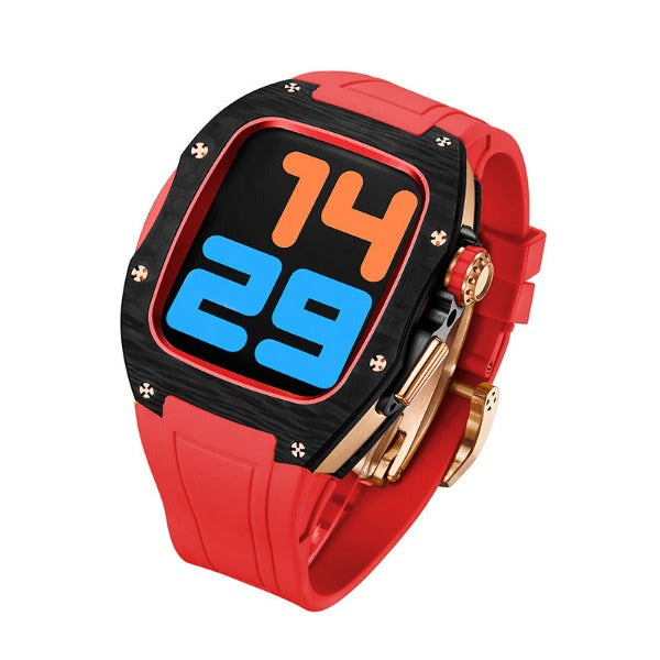 Fluoroelastomer Carbon Fiber Titanium Band LUX9008