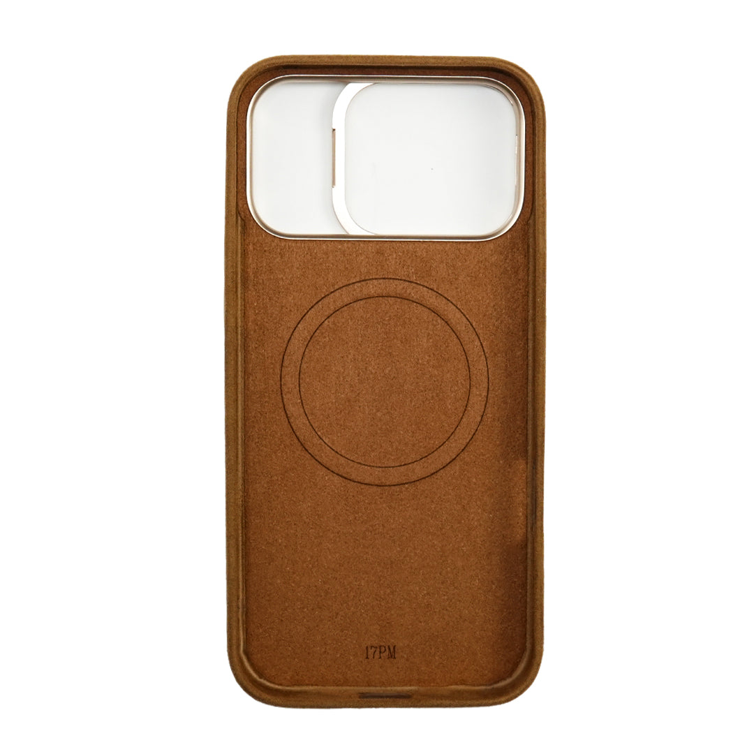 Cozy Suede Magsafe Lens Stand iPhone Case