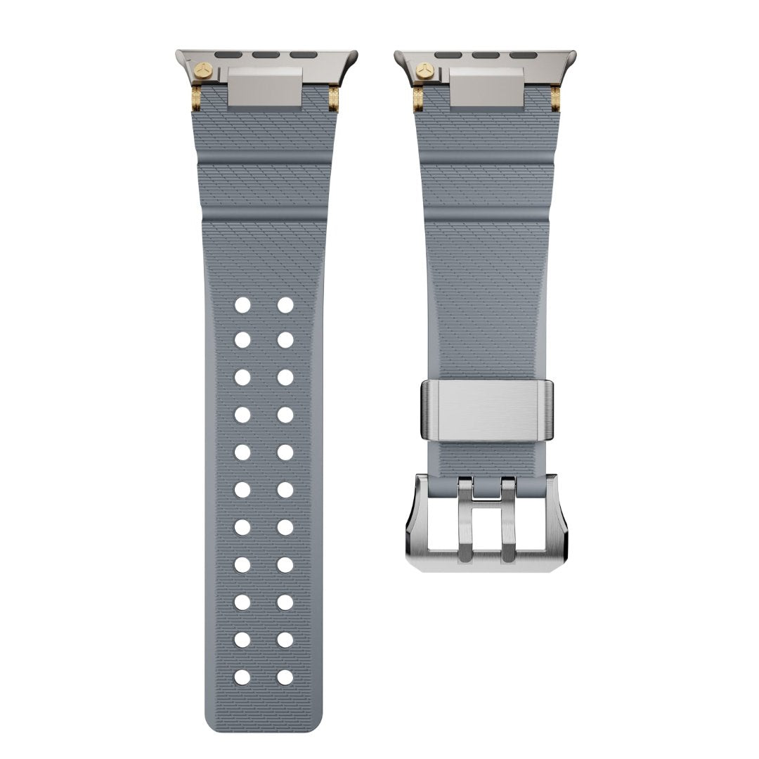 #Color_Silver Buckle-Gray Band