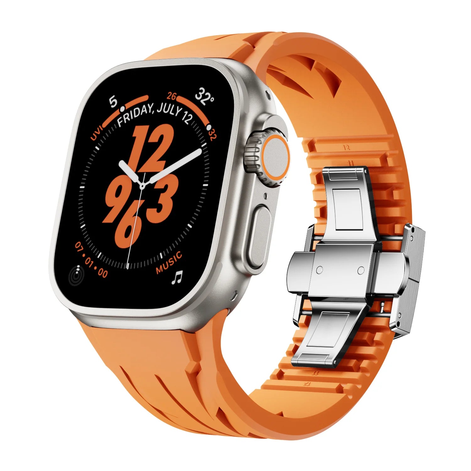 RM Butterfly Buckle Rubber Band for Apple Watch