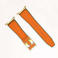 Leather & Silicone Dragon Pattern Band For Samsung Galaxy Watch Ultra