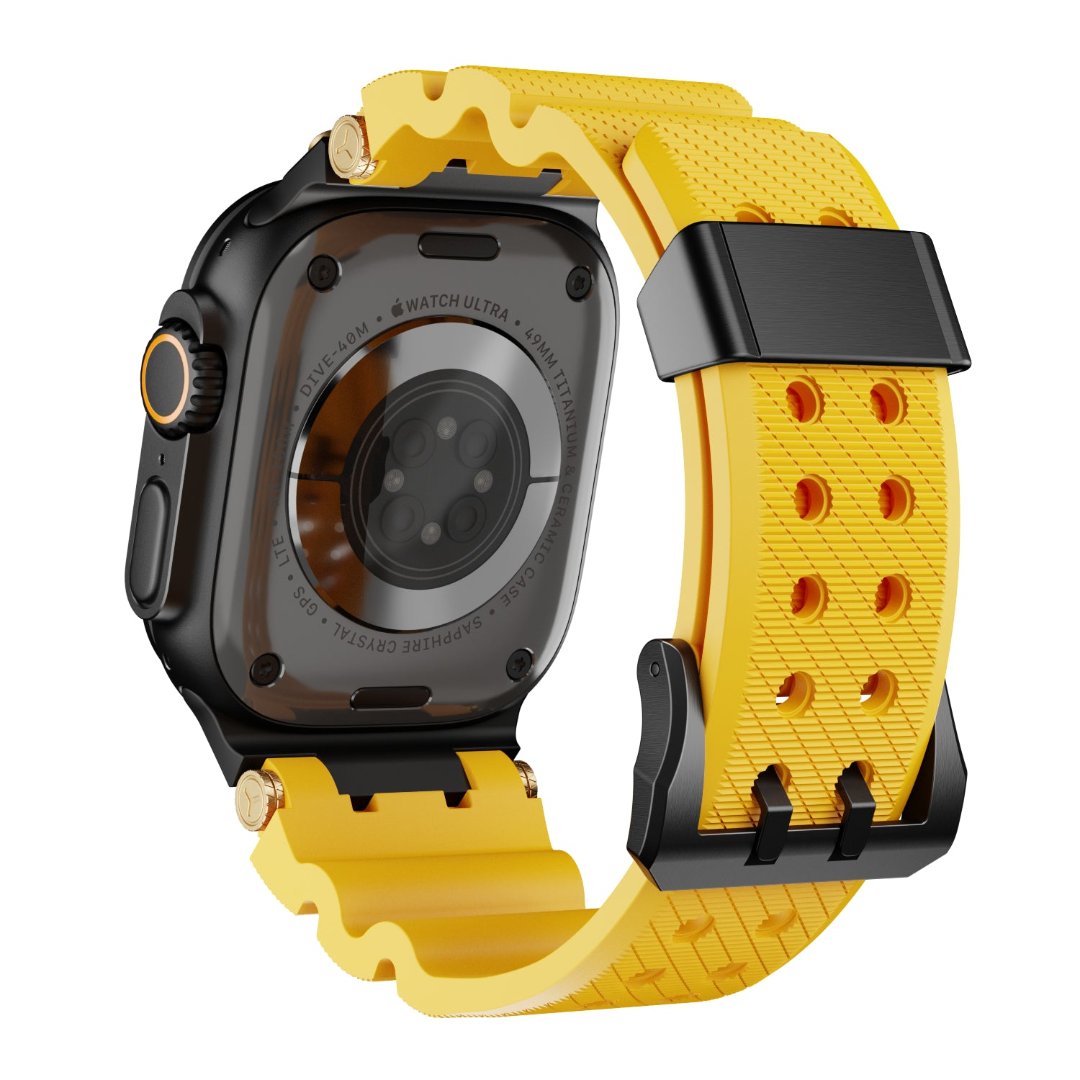 #Color_Black Buckle-Yellow Band