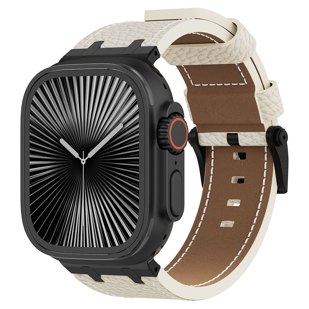 AP Lychee Leather Band For Apple Watch