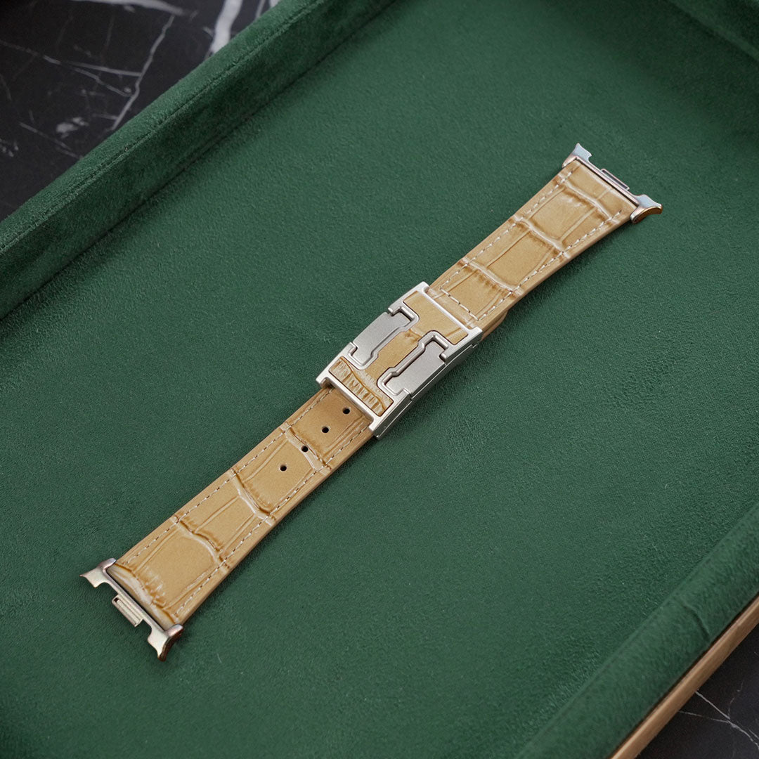 Nile Croc Leather Band L2 For Galaxy Watch