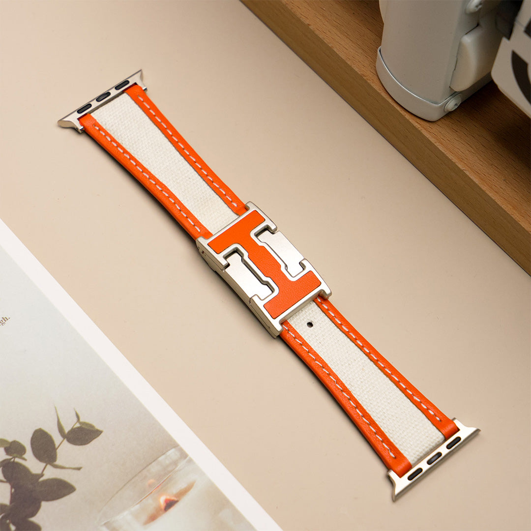 Holiday Polo Leather Band For Apple Watch