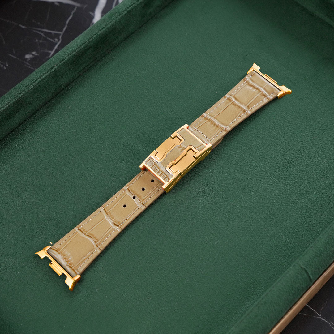 Nile Croc Leather Band L2 For Galaxy Watch
