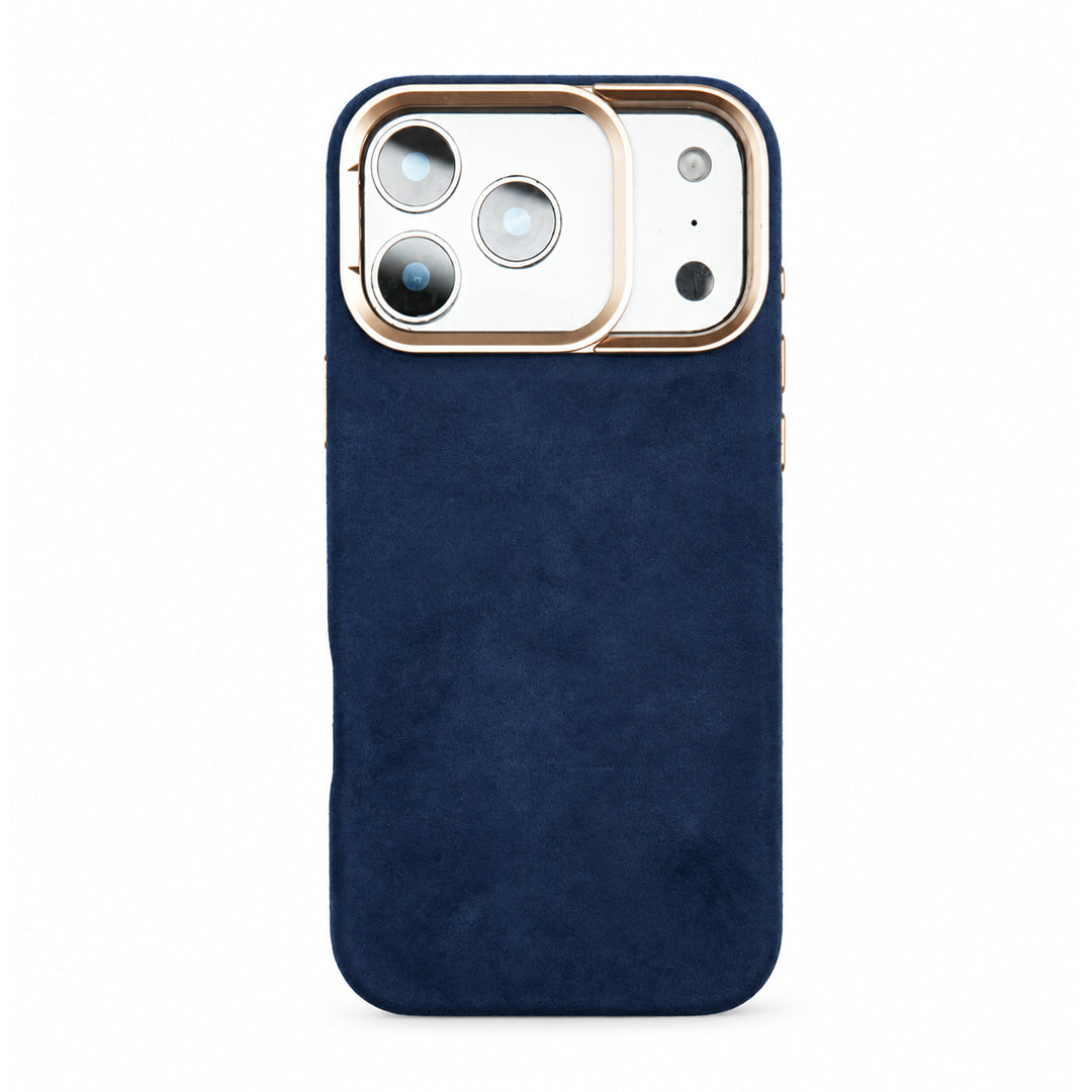 Cozy Suede Magsafe Lens Stand iPhone Case