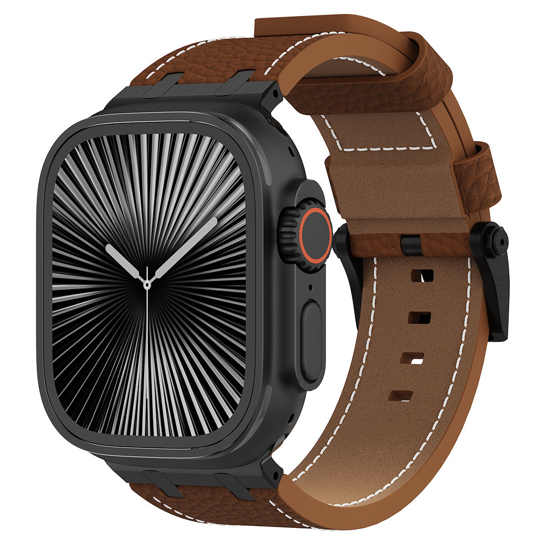 AP Lychee Leather Band For Apple Watch