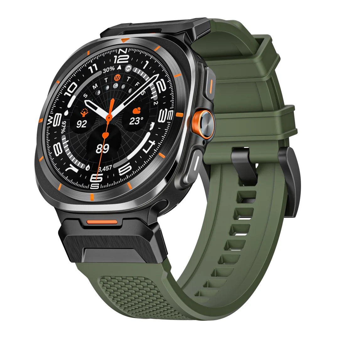 Tactical Silicone Band For Samsung Galaxy Watch Ultra