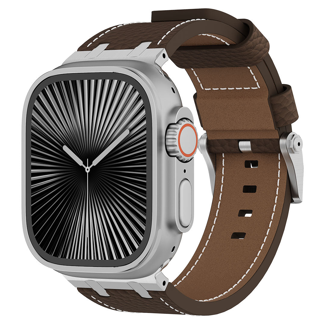 AP Lychee Leather Band For Apple Watch