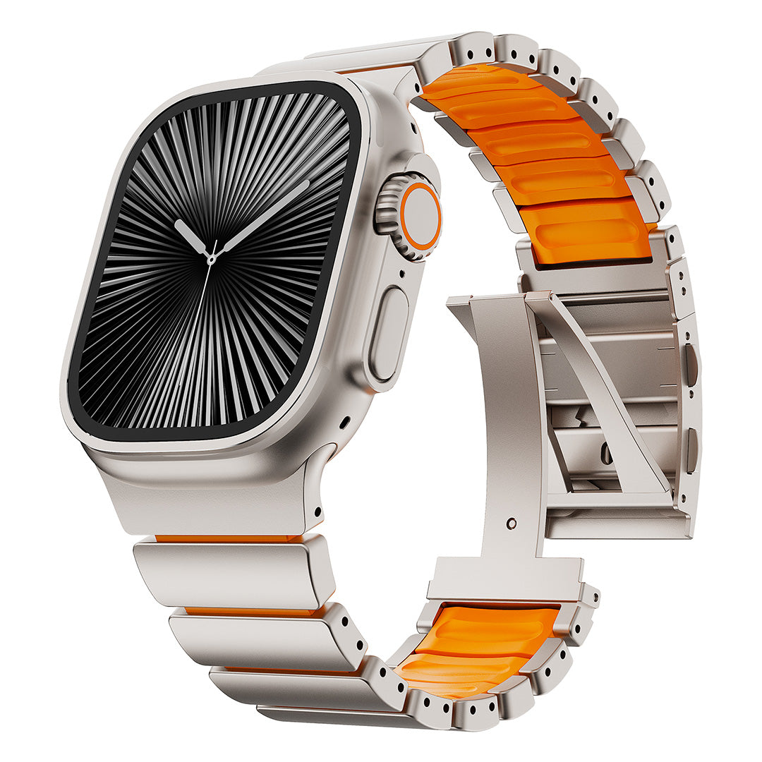 SPACE9 TITANIUM FKM BAND [GlideLock Clasp]