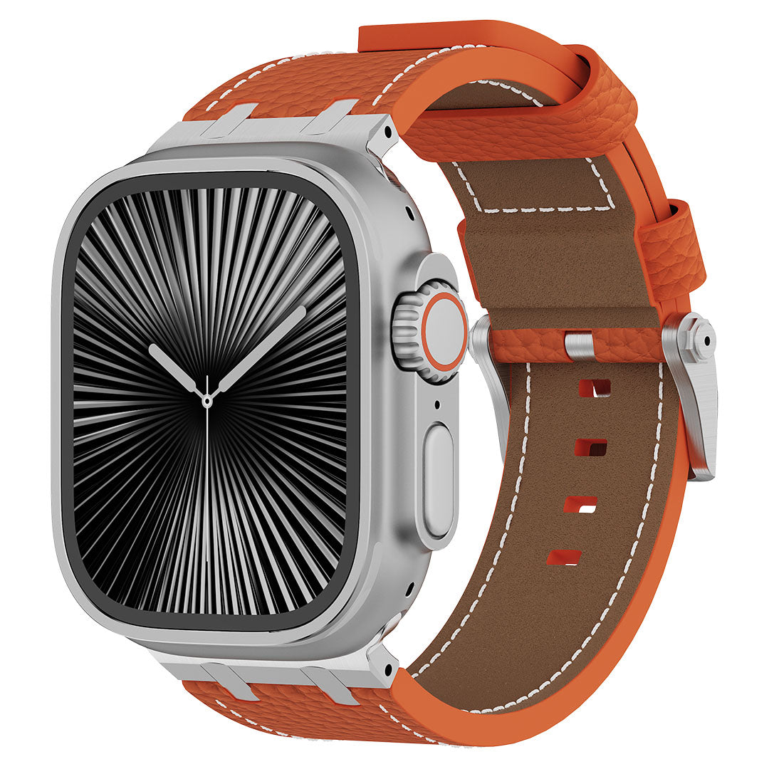 AP Lychee Leather Band For Apple Watch
