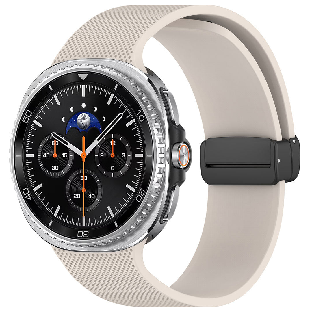 Magnetic Buckle Silicone ST03 Watch Band For Galaxy Watch8
