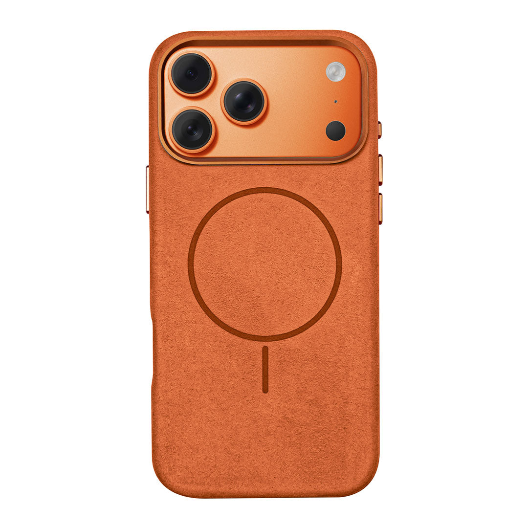 Fireside Glow Suede Magsafe iPhone Case