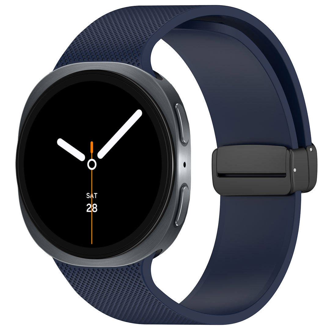 Magnetic Buckle Silicone ST03 Watch Band For Galaxy Watch8