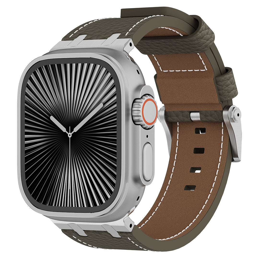 AP Lychee Leather Band For Apple Watch
