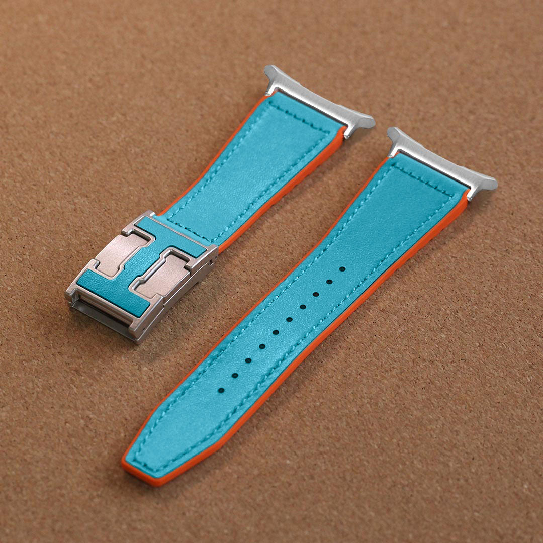 Pebbled Leather Holiday Band For Samsung Galaxy Watch Ultra