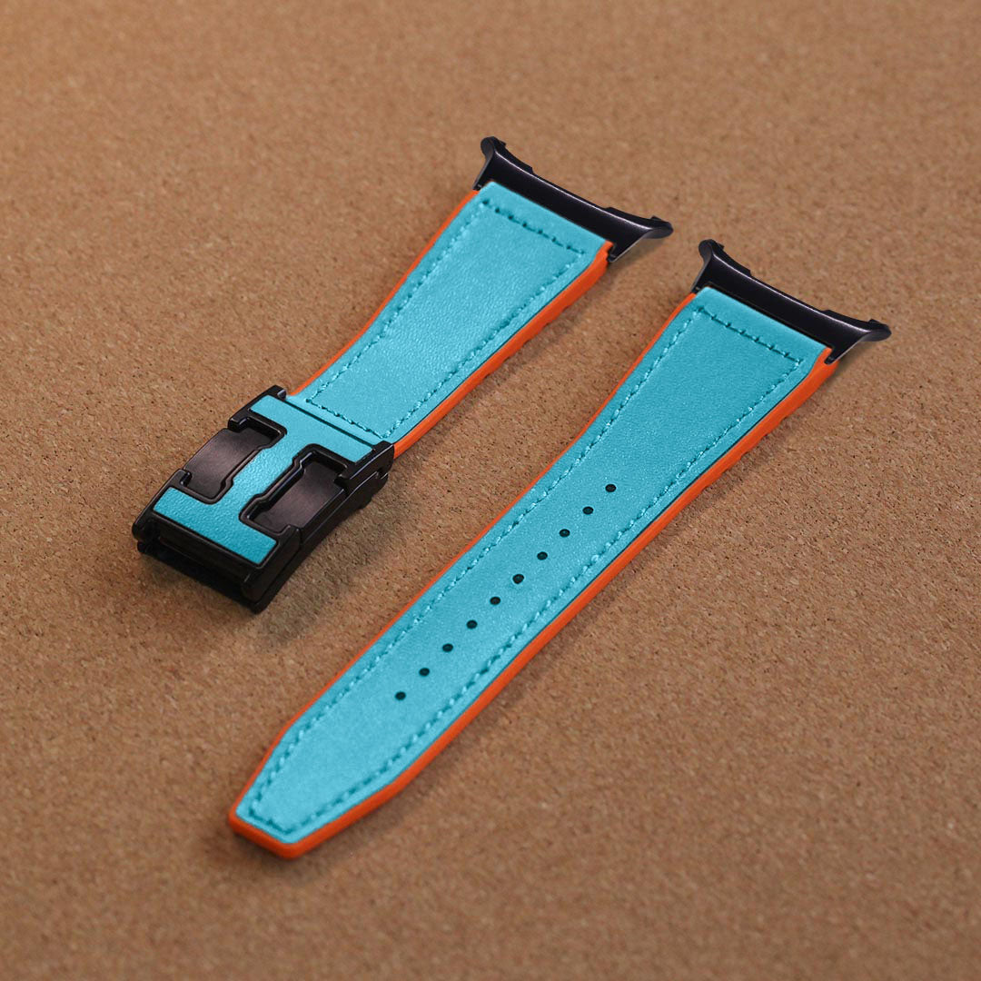 Pebbled Leather Holiday Band For Samsung Galaxy Watch Ultra