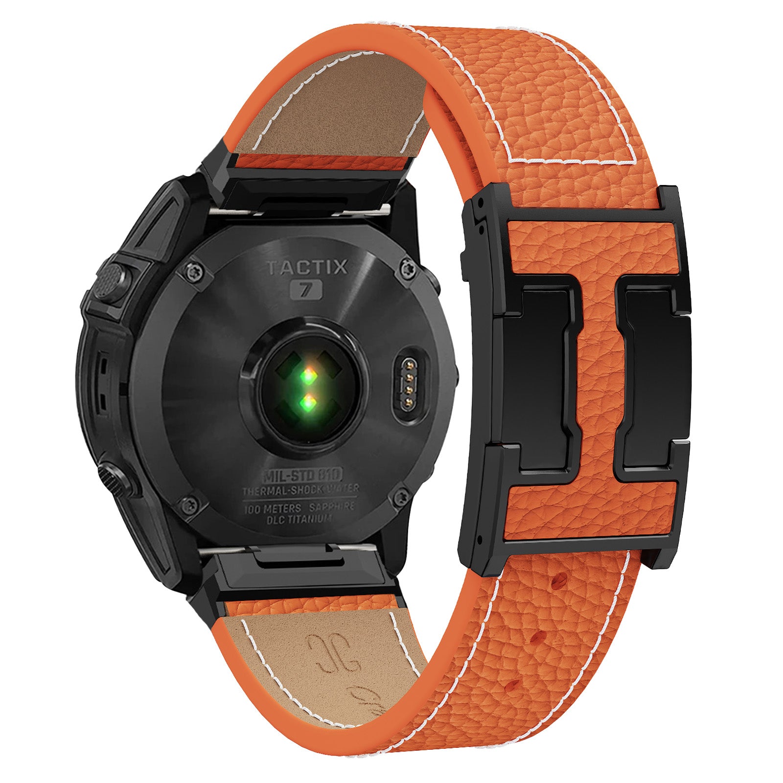 Pebbled Leather Holiday Band for Garmin Watch