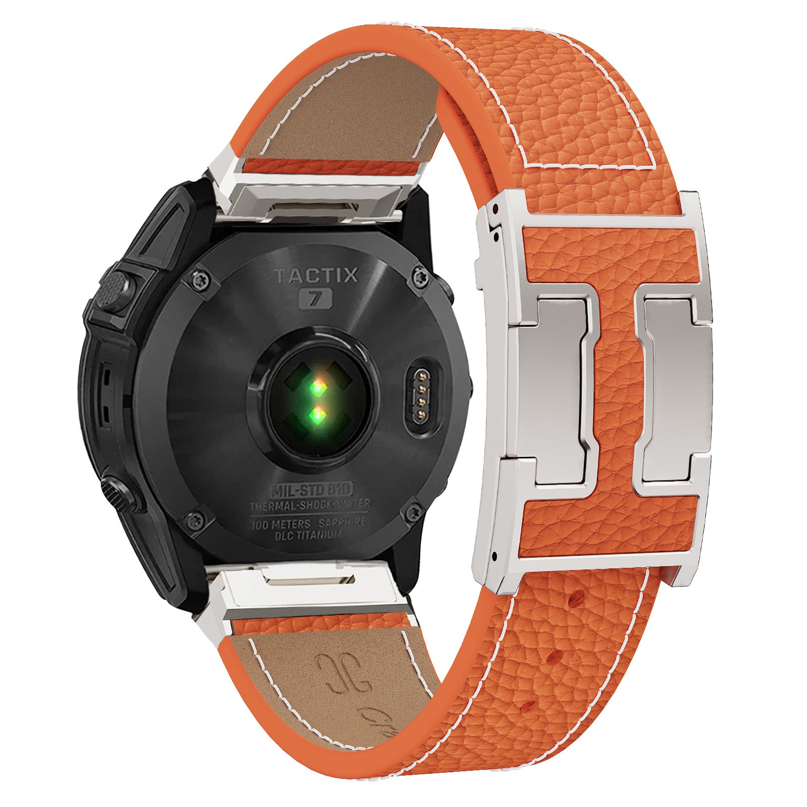 Pebbled Leather Holiday Band for Garmin Watch