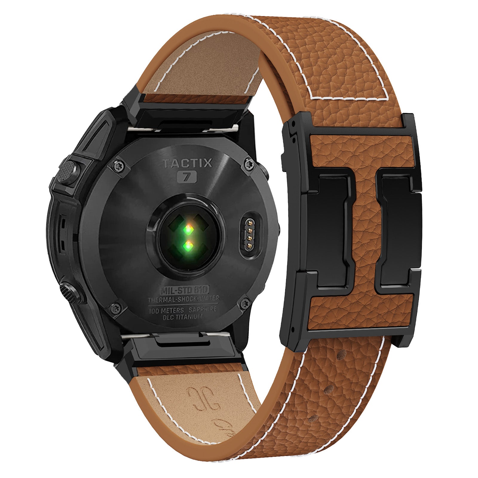 Pebbled Leather Holiday Band for Garmin Watch