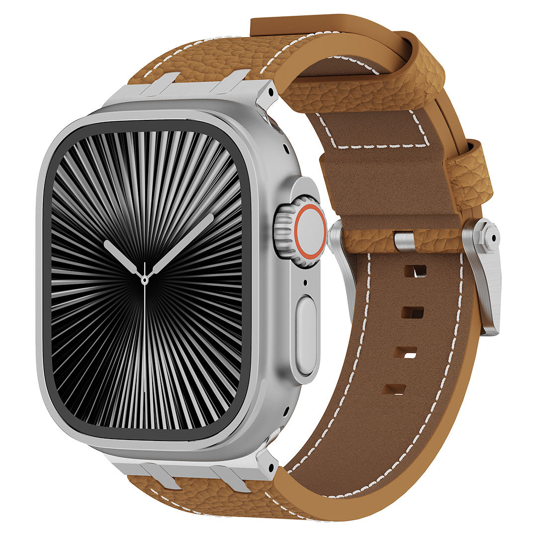 AP Lychee Leather Band For Apple Watch
