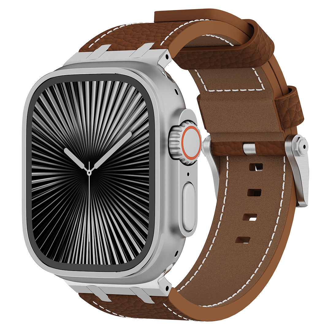 AP Lychee Leather Band For Apple Watch