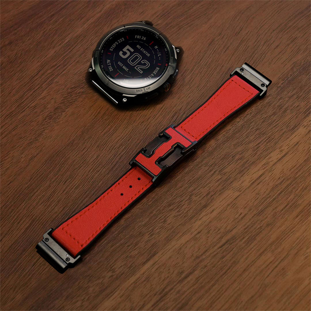 Holiday Nappa Band For Garmin Watch