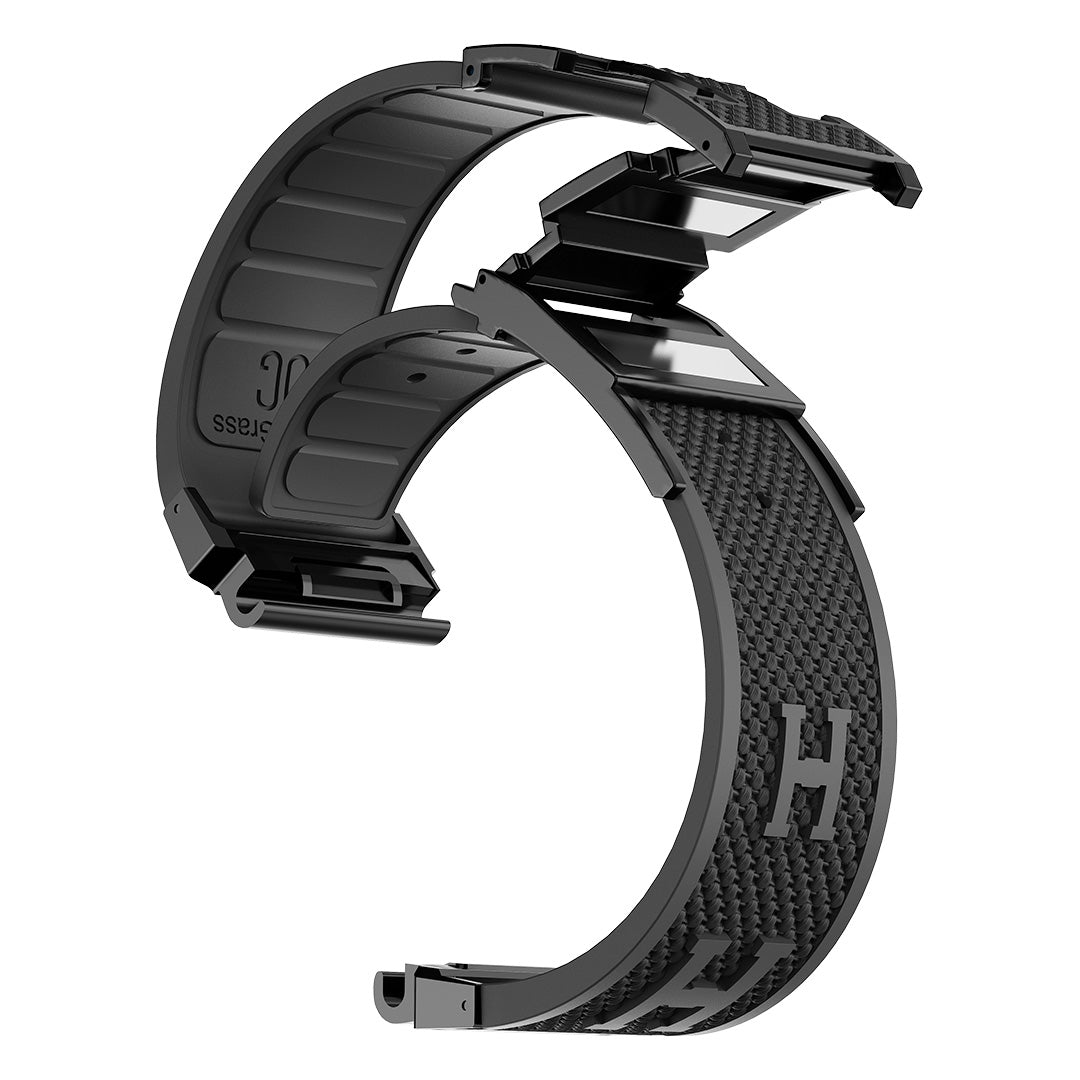 Holiday Weave Silicone Band For Garmin Watch