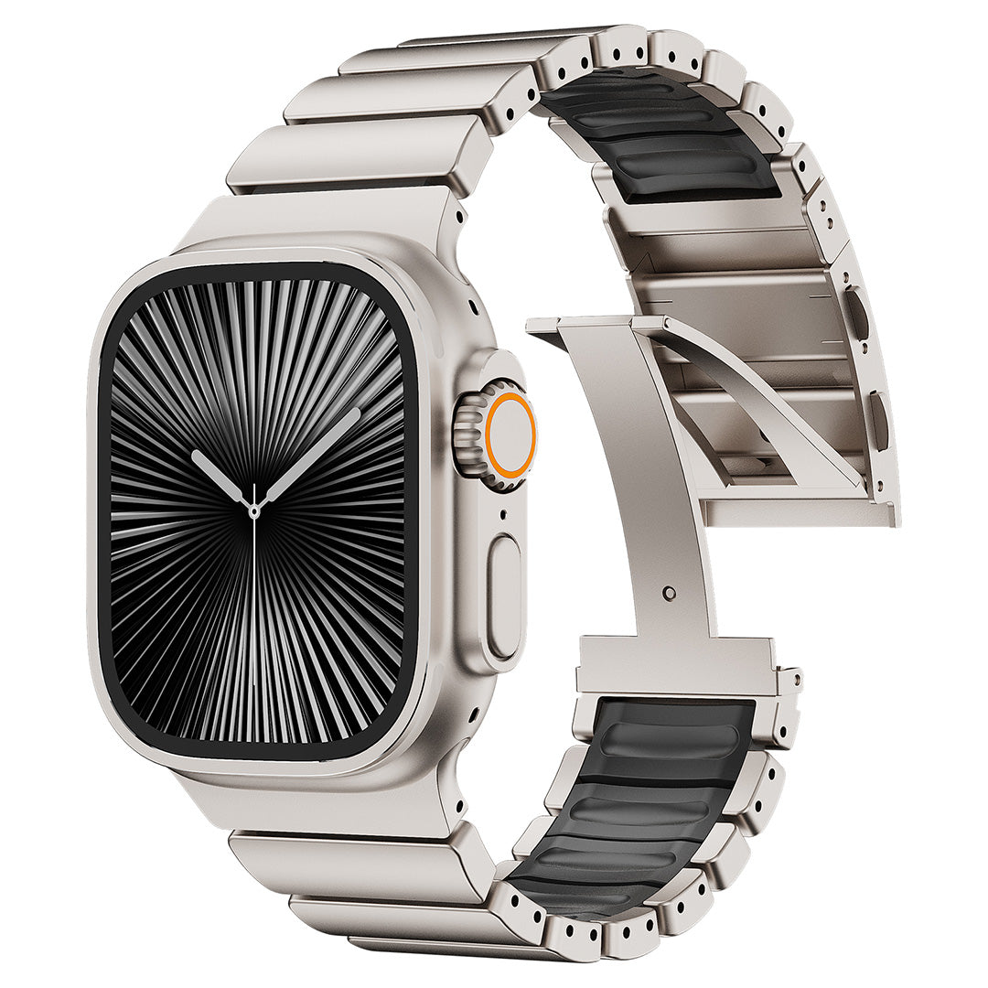 SPACE9 TITANIUM FKM BAND [GlideLock Clasp]