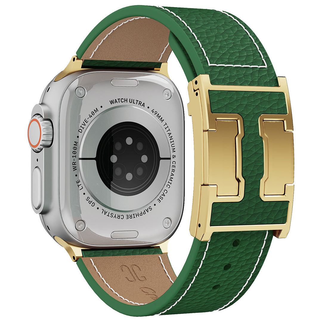 Lychee Leather Band For Apple Watch