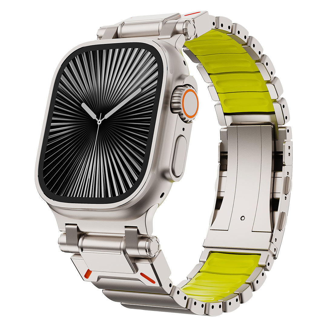 EXPLORERS SPACE9 TITANIUM FKM BAND [GlideLock Clasp]