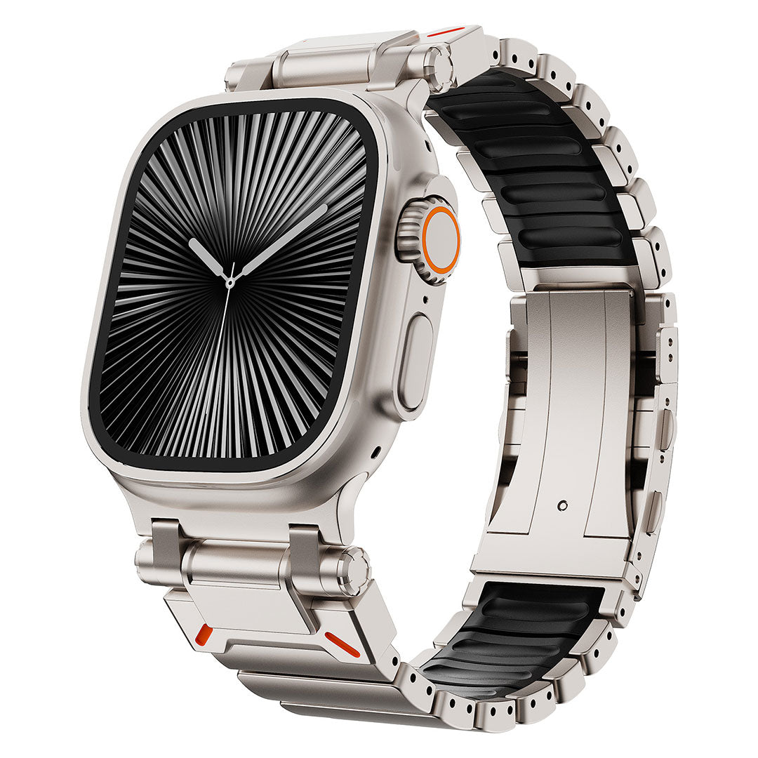 EXPLORERS SPACE9 TITANIUM FKM BAND [GlideLock Clasp]