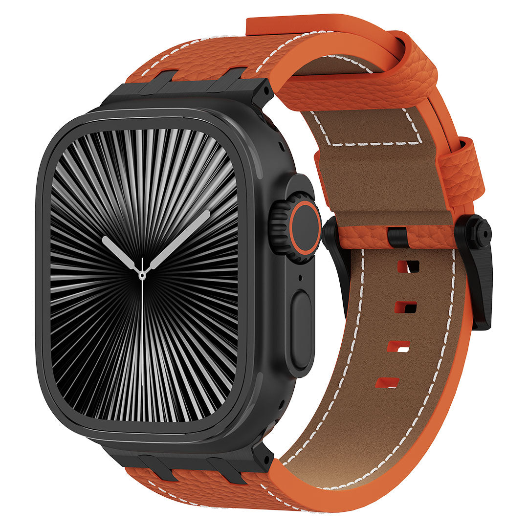 AP Lychee Leather Band For Apple Watch