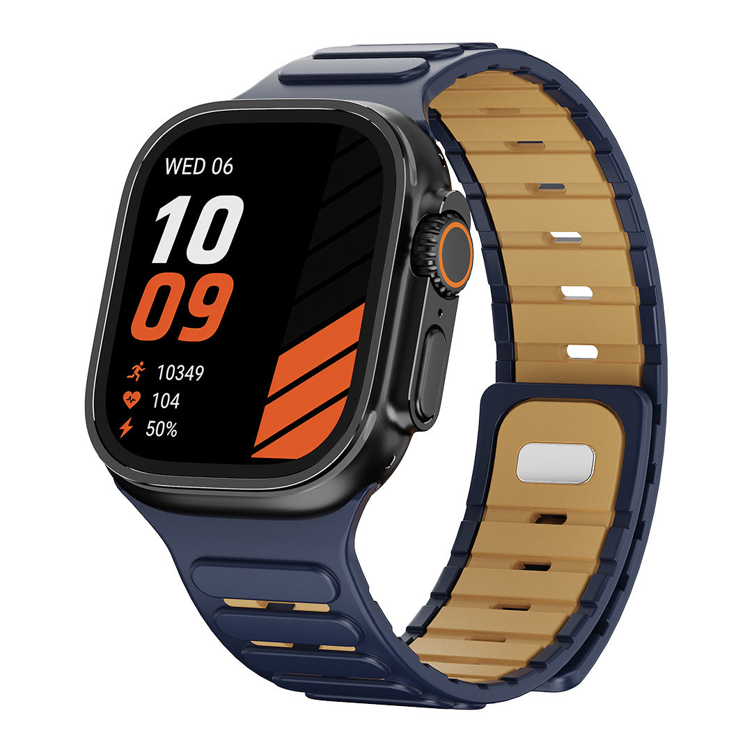Dynamic Magnetic Silicone Watch Band for Apple Watch