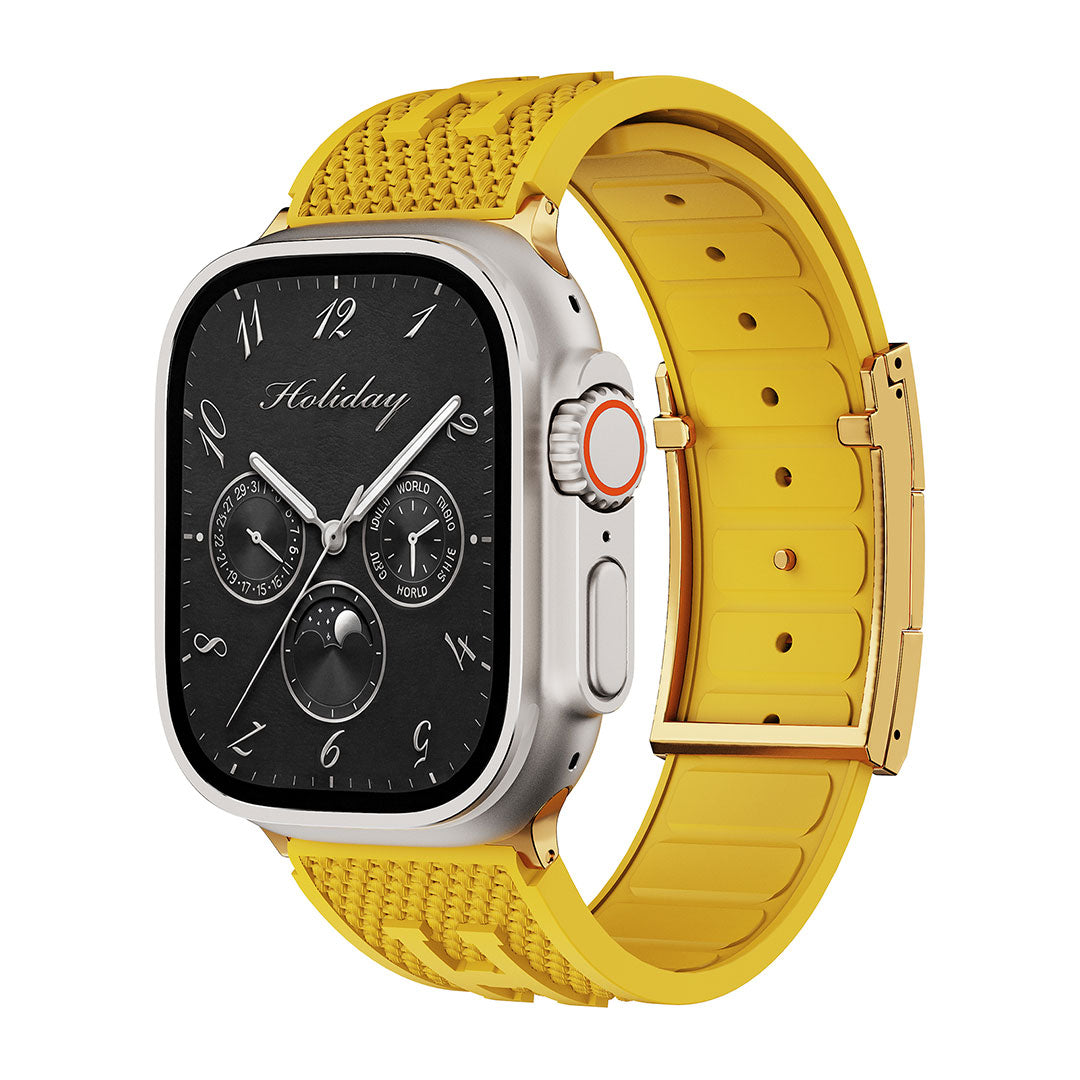 Holiday Weave Silicone Band For Apple watch