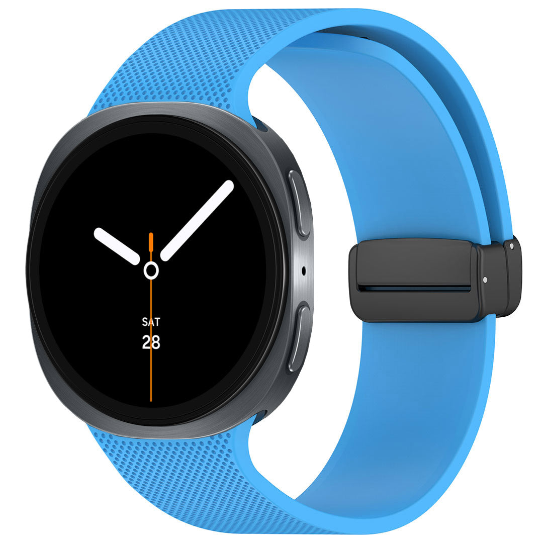 Magnetic Buckle Silicone ST03 Watch Band For Galaxy Watch8