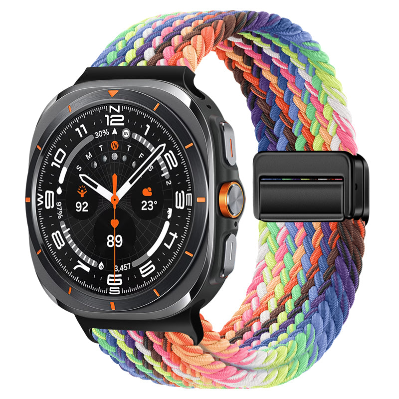 Nylon Braided Magnetic buckle Band For Galaxy Watch Ultra