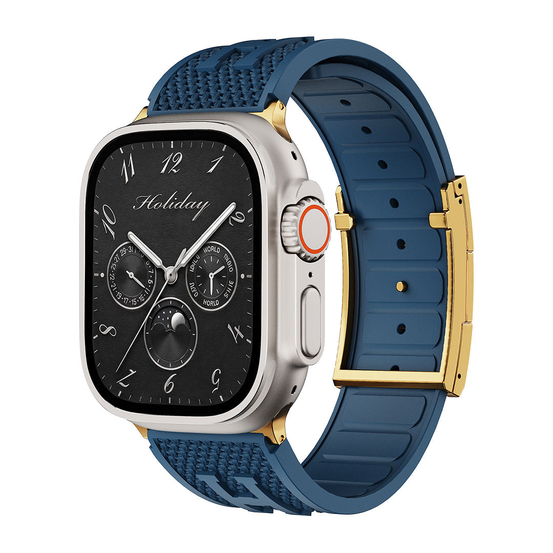 Holiday Weave Silicone Band For Apple watch