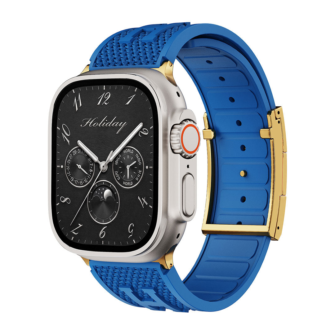 Holiday Weave Silicone Band For Apple watch