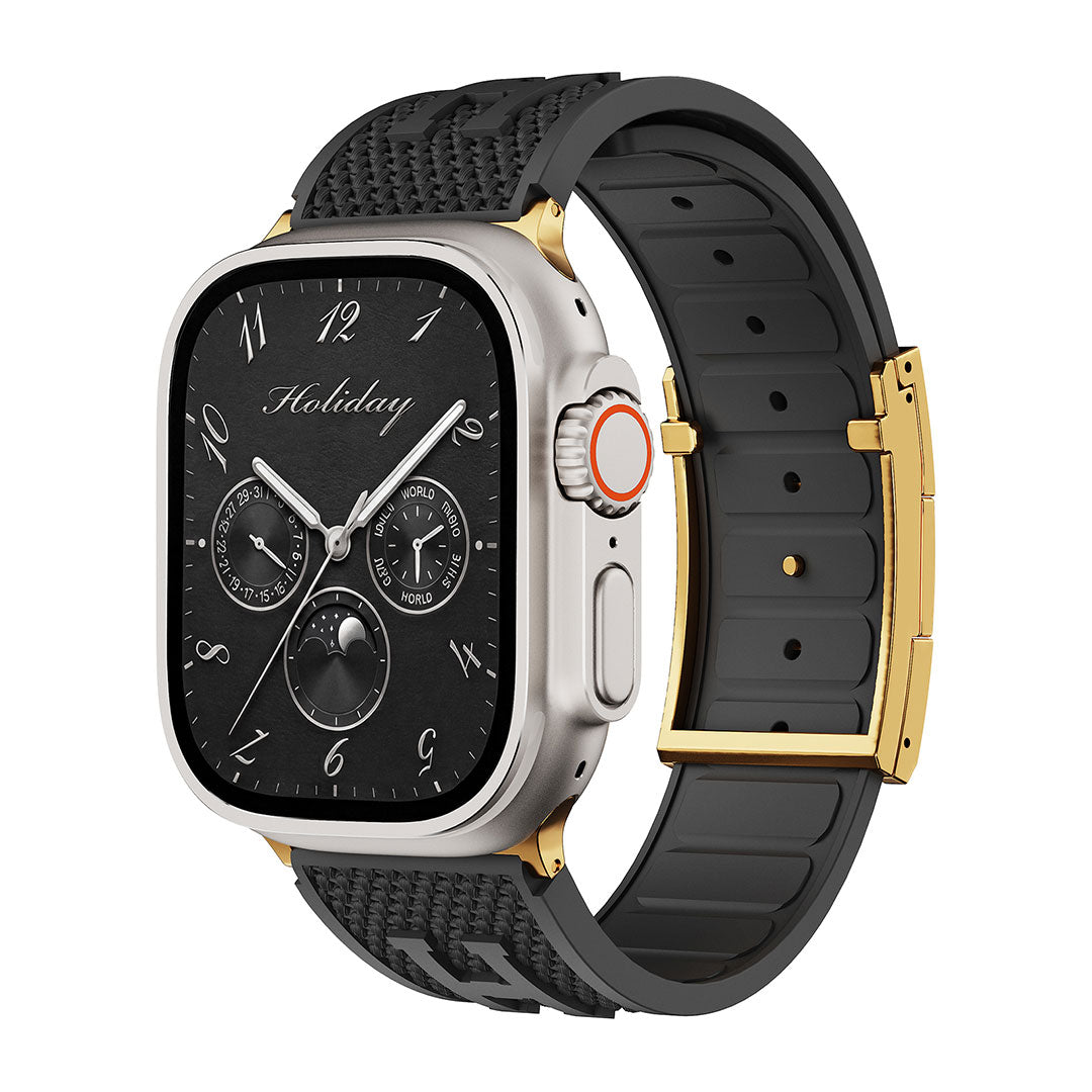 Holiday Weave Silicone Band For Apple watch