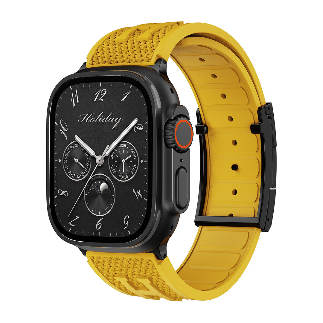 Holiday Weave Silicone Band For Apple watch