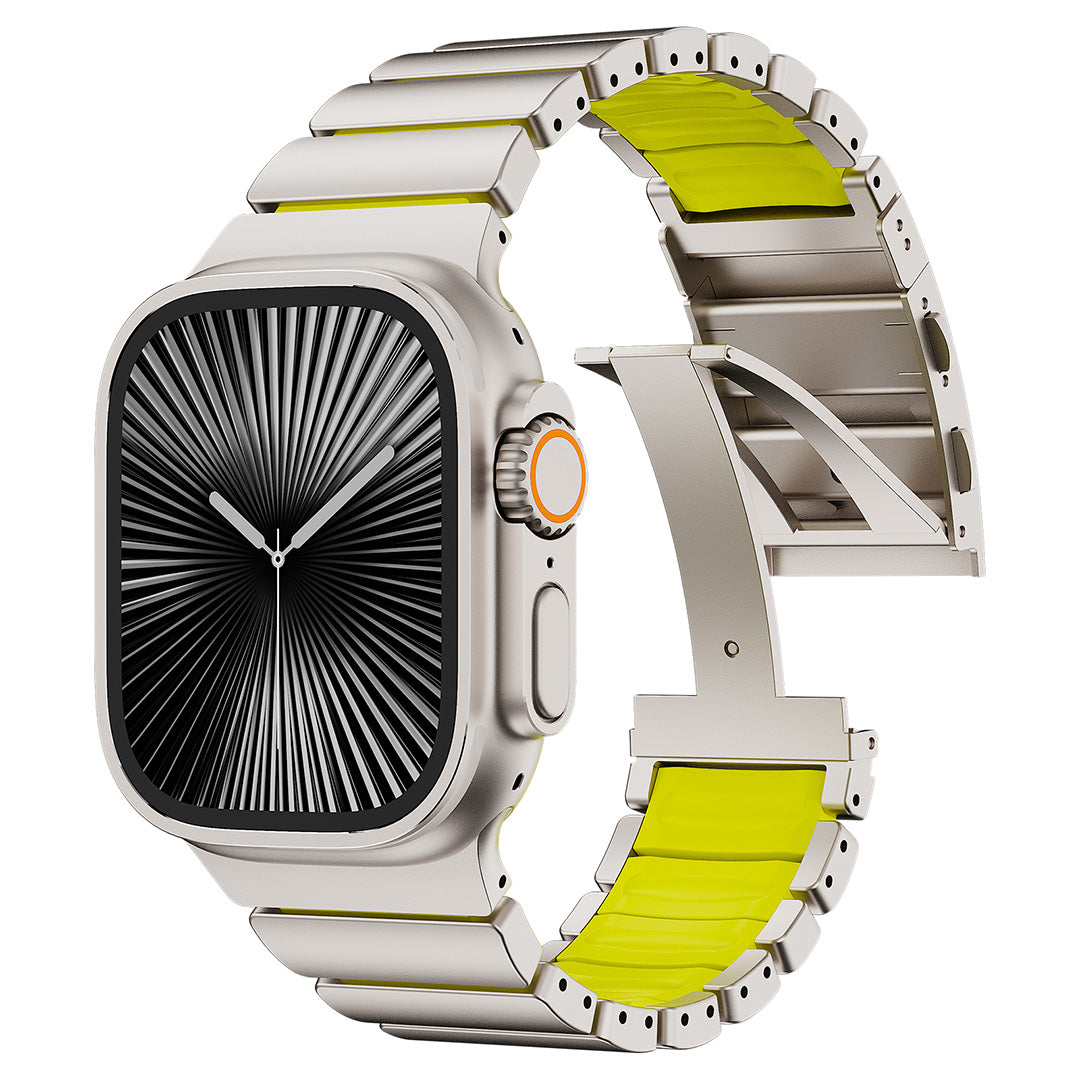 SPACE9 TITANIUM FKM BAND [GlideLock Clasp]