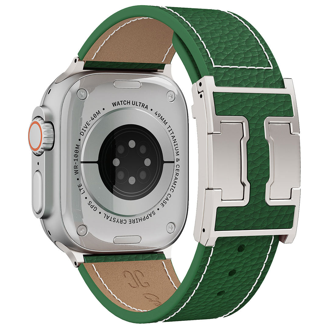 Lychee Leather Band For Apple Watch